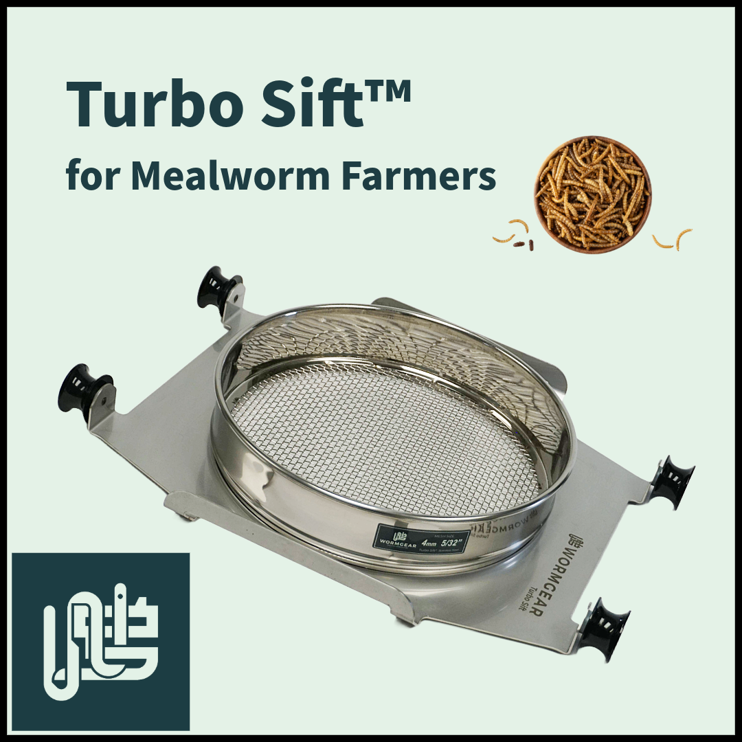 Turbo Sift™ for Mealworm Farmers