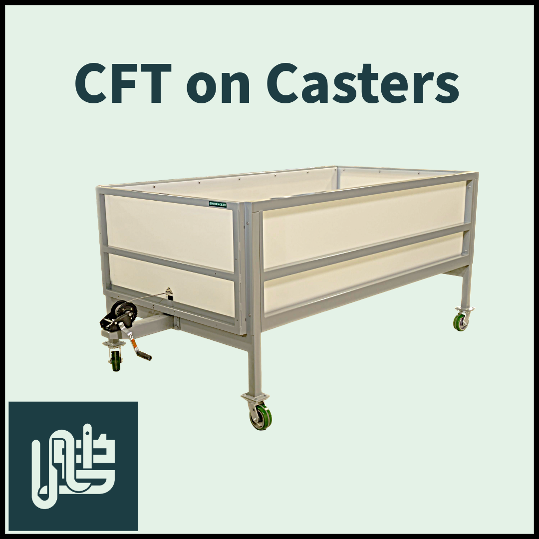 Wormgear-CFT-on-Casters Wormgear CFT Vermicomposting System on Casters
